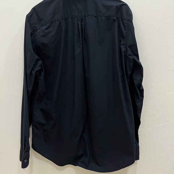 Levi's Mens Sunset One Pocket Navy Blue Regular Fit Button Down Dress Shirt XL - Picture 2 of 7